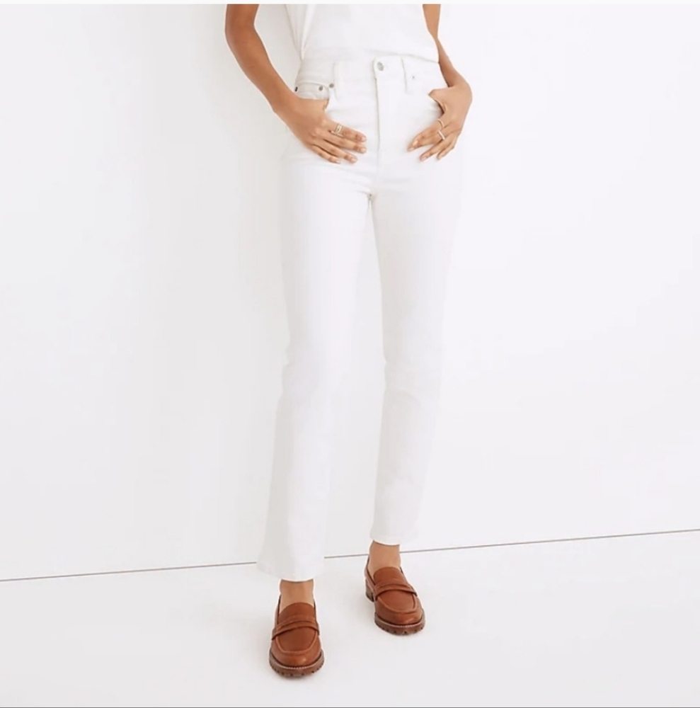 Madewell The perfect vintage white jeans size 27